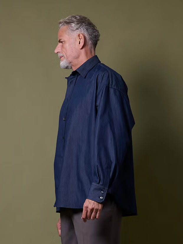 junhashimoto MEGA BIG SHIRT / INDIGO | junhashimoto | rumbleFISH