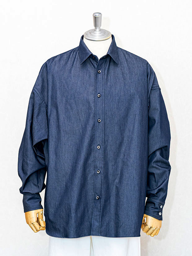 junhashimoto MEGA BIG SHIRT / INDIGO | junhashimoto | rumbleFISH