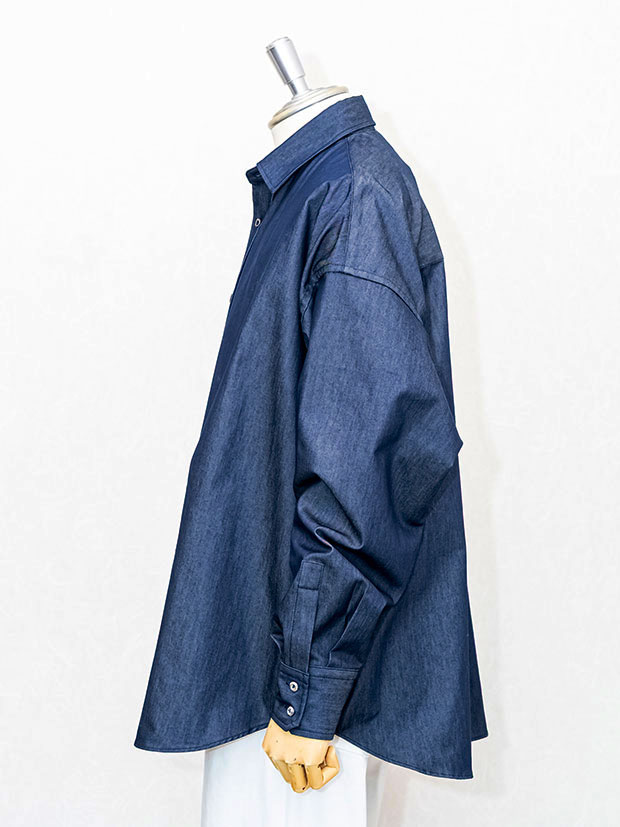junhashimoto MEGA BIG SHIRT / INDIGO | junhashimoto | rumbleFISH