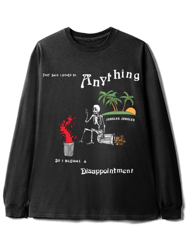 JUNGLES DISAPPOINTMENY T L/S / BLACK