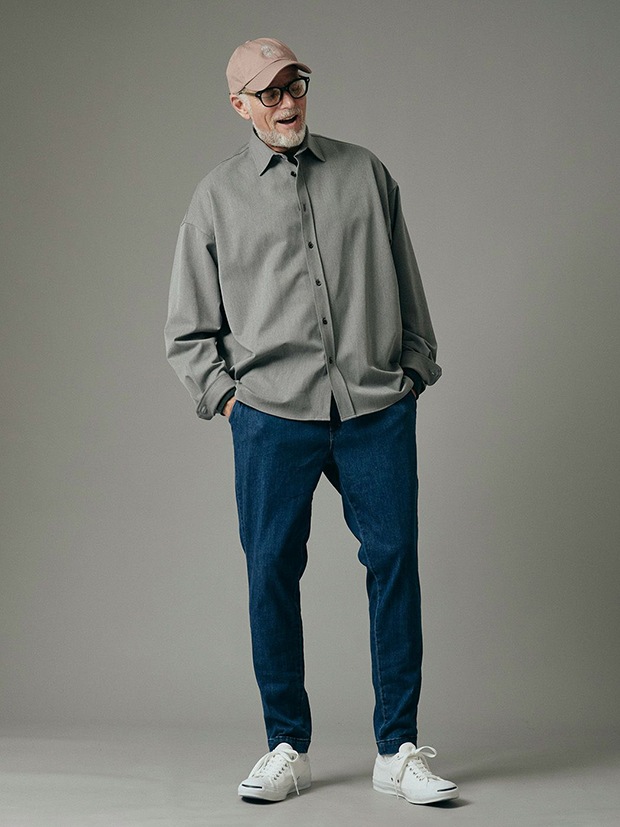 junhashimoto MEGA BIG SHIRT / M.GREY