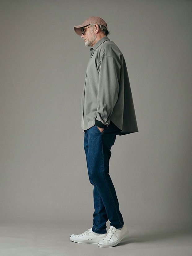 junhashimoto MEGA BIG SHIRT / M.GREY