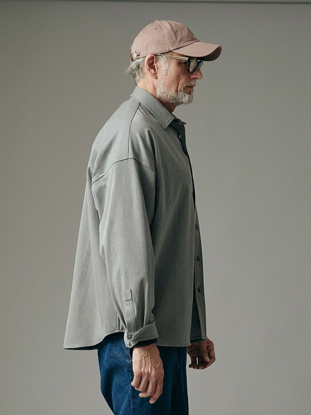 junhashimoto MEGA BIG SHIRT / M.GREY