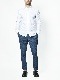 junhashimoto HORIZONTAL SHIRTS / WHITE