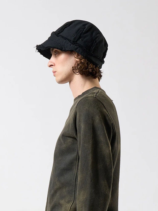 wjk work cap / SUPER BLACK
