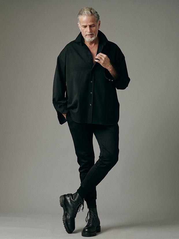 junhashimoto MEGA BIG SHIRT / BLACK