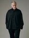 junhashimoto MEGA BIG SHIRT / BLACK
