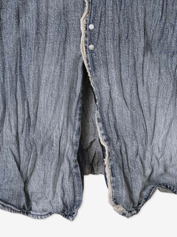 junhashimoto WRINKLE DENIM SHIRTS / U.BLUE | junhashimoto