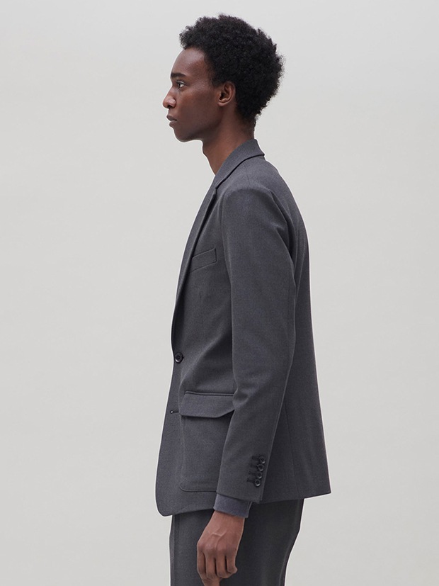 junhashimoto WARM TRAVEL JACKET and WARM TRAVEL PANTS / CHARCOAL