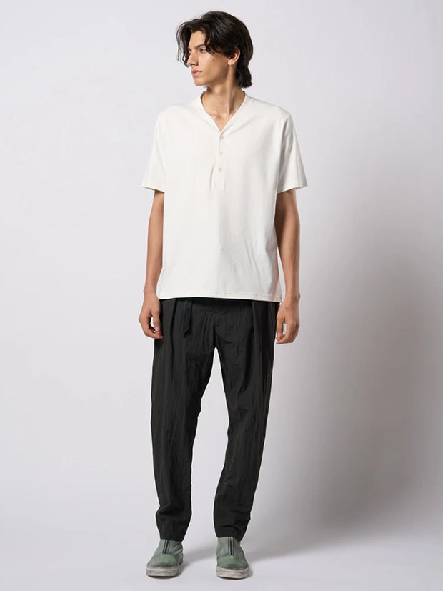 wjk luxury cotton smart collar S/S  / white
