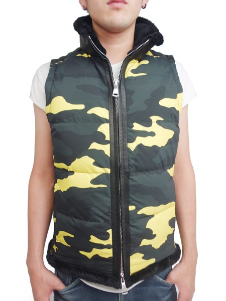 wjk hybrid down mouton vest bk x ye camo