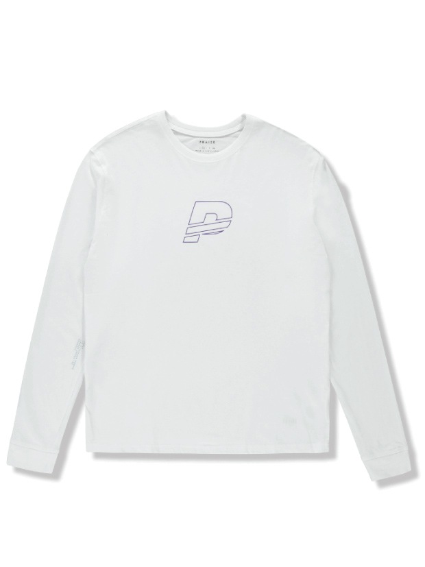 PRAISE RAZ0R L/S TEE / WHITE