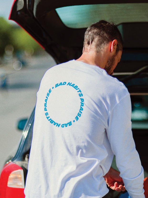 PRAISE RAZ0R L/S TEE / WHITE