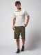 wjk paint cargo shorts / khaki