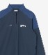 TFW49 L/S HALF ZIP MOCKNECK T / CHRCOAL / BLUE GREY
