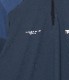 TFW49 L/S HALF ZIP MOCKNECK T / CHRCOAL / BLUE GREY