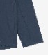 TFW49 L/S HALF ZIP MOCKNECK T / CHRCOAL / BLUE GREY