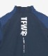 TFW49 L/S HALF ZIP MOCKNECK T / CHRCOAL / BLUE GREY