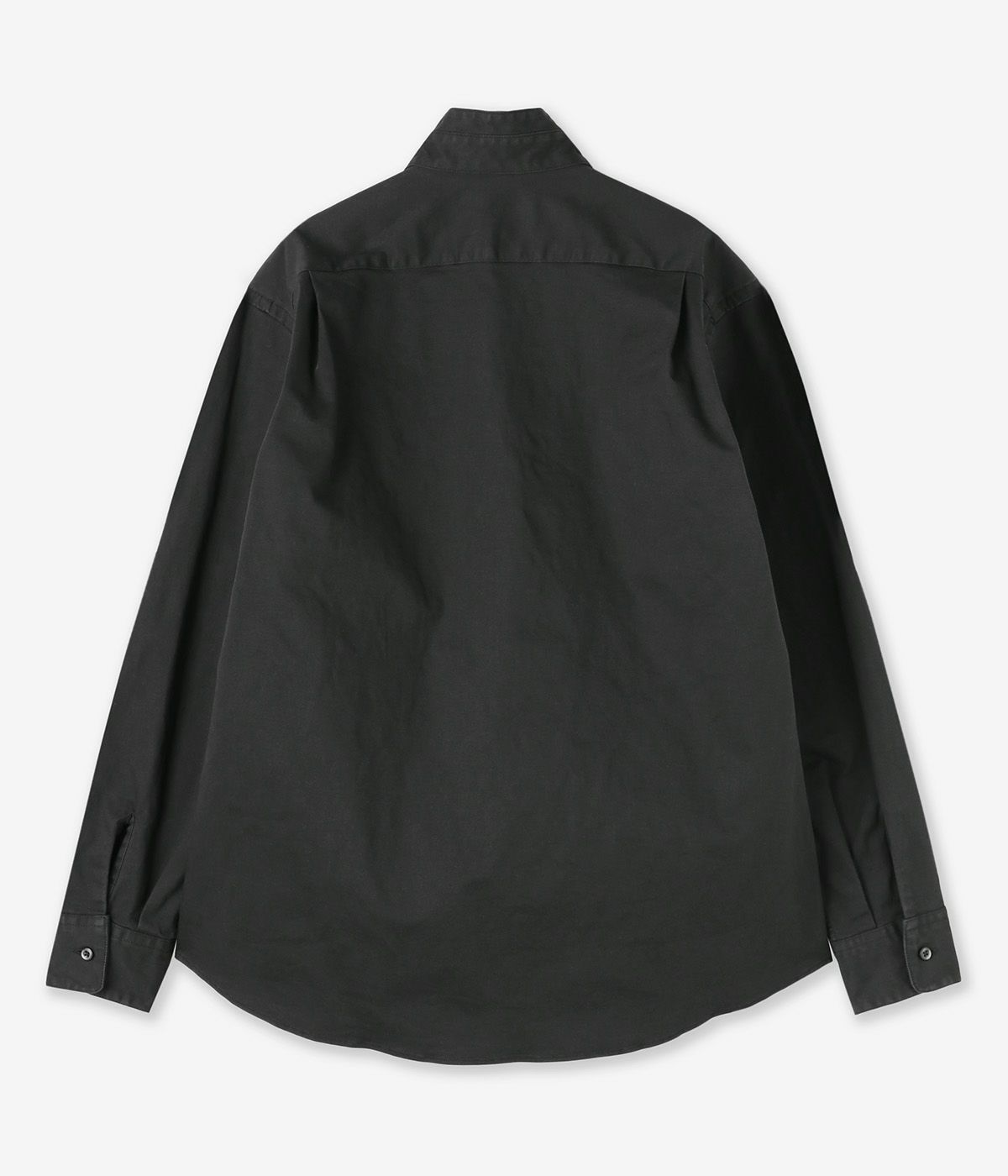 junhashimoto  STAND COLLAR SHIRT / BLACK