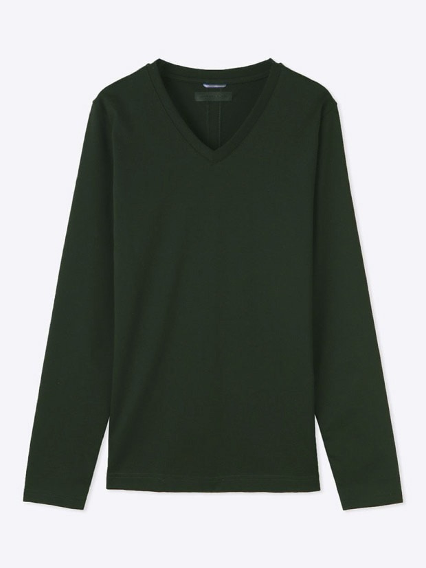junhashimoto 101SERIB V L/S / D.GREEN