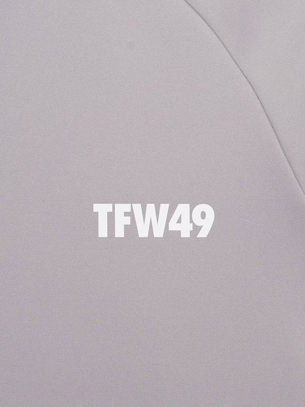 TFW49 SIDE PANEL SHORT SLEEVE MOCKNECK / GREY