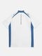 TFW49 SIDE PANEL SHORT SLEEVE MOCKNECK / WHITE