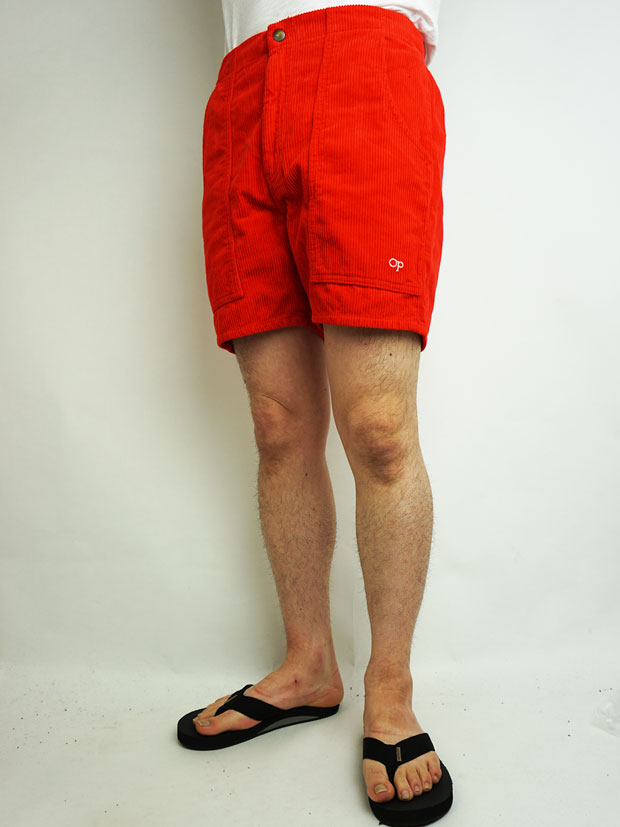 Ocean Pacific 8w CORDUROY SHORTS RED