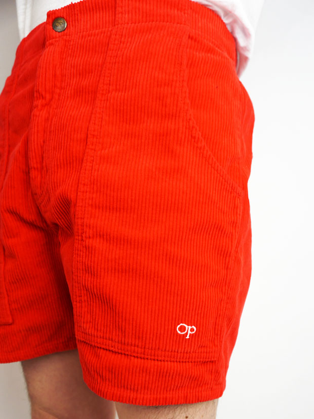 Ocean Pacific 8w CORDUROY SHORTS RED