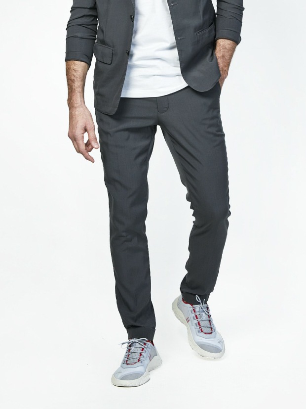 junhashimoto SIDE GATHER PANTS -TENCEL TWILL STRETCH / BLACK