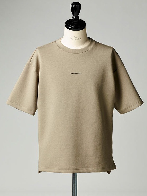 1PIU1UGUALE3 S/S CREW / PASCAL (GRAY BEIGE)