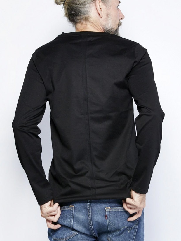 junhashimoto 101SERIB V L/S / BLACK