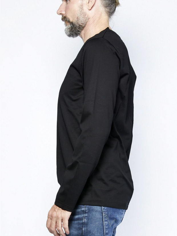 junhashimoto 101SERIB V L/S / BLACK