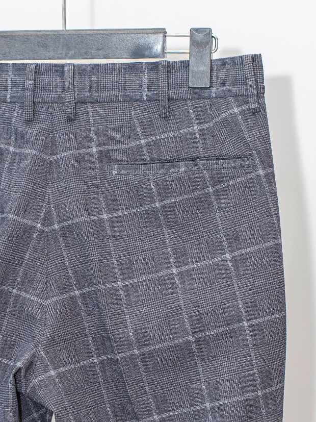 junhashimoto LIGHT 2B JACKET and ONE TUCK EASY PANTS / GREY CHECK
