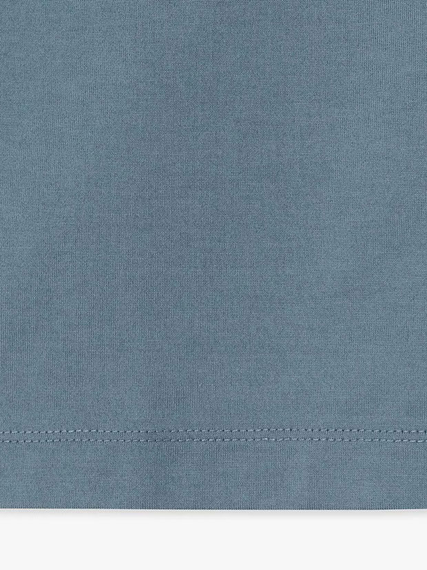 junhashimoto 101RELAX CREW NECK S/S T / BLUE GREY