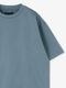 junhashimoto 101RELAX CREW NECK S/S T / BLUE GREY