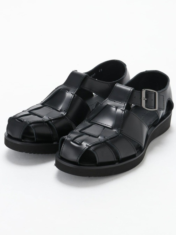 junhashimoto SH02 GURKHA SANDAL / BLACK