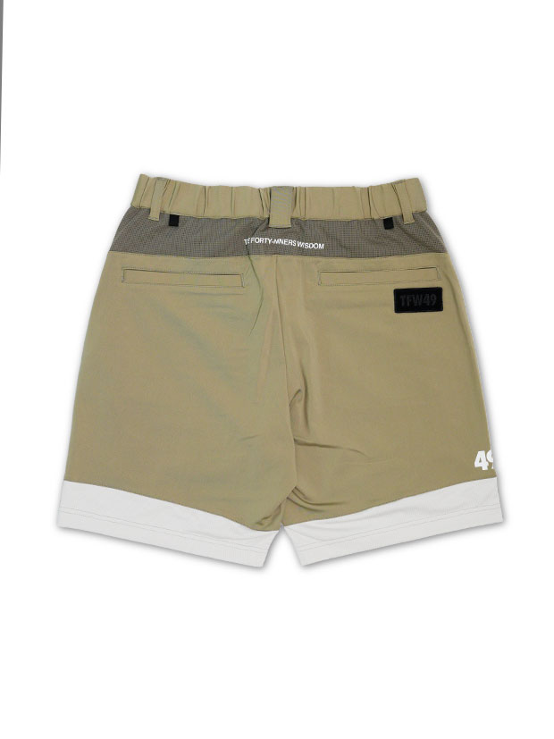 TFW49 HYBRID SHORTS / BEIGE X L.BEIGE