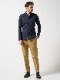 wjk pressed tapered chino / baige