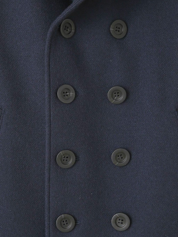 junhashimoto SHAWL HOODED COAT NAVY | junhashimoto | rumbleFISH