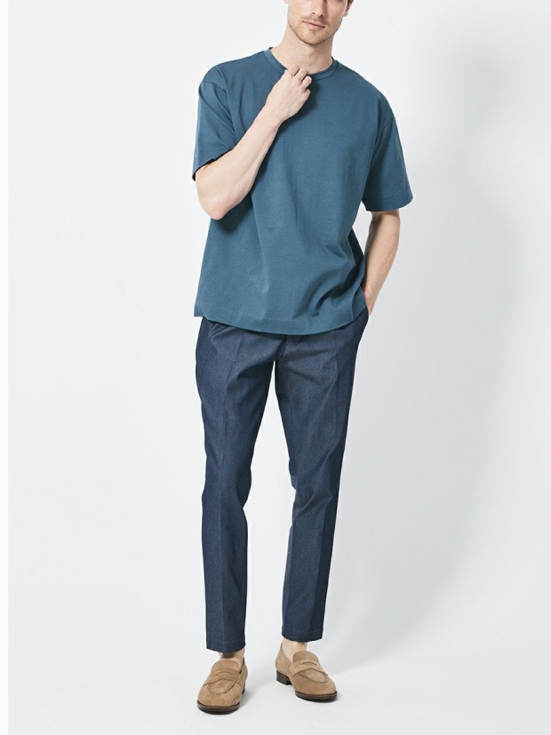 junhashimoto P03 DENIM  EASY TUCK PANTS / INDIGO