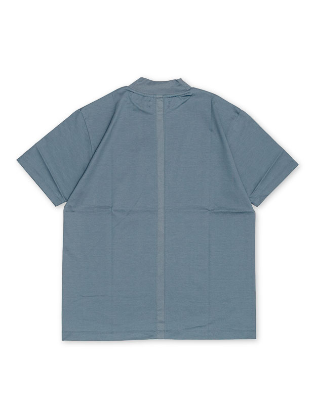 junhashimoto 101 MOCK NECK / BLUE GREY