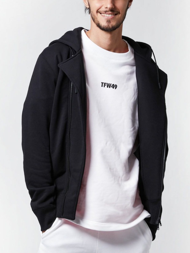 TFW49 CU01 WARM UP ZIP PARKA / BLACK
