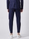 junhashimoto SLIM JERSEY PANTS -EMBOSS CAMO- / NAVY