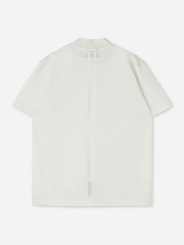 junhashimoto 101 MOCK NECK / WHITE