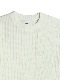 SeaGreen CAVIANA big waffle L/S WHITE