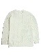 SeaGreen CAVIANA big waffle L/S WHITE