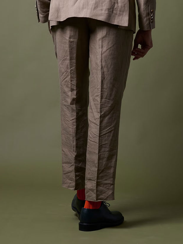 junhashimoto 2 TUCK WIDE SLACKS / BEIGE