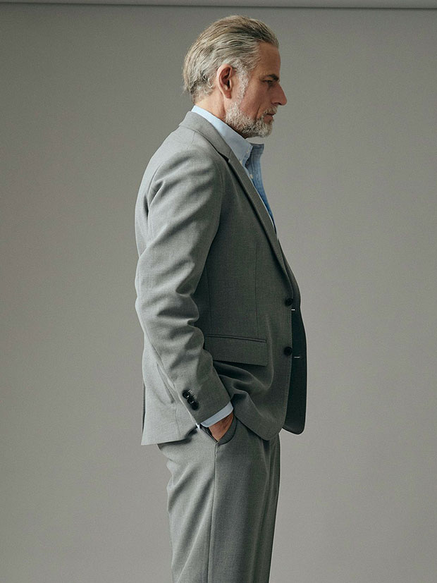 junhashimoto COMFY JACKET and COMFY PANTS / GREY