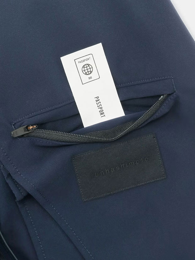 junhashimoto TRAVEL JACKET and 1 TUCK EASY PANTS / NAVY