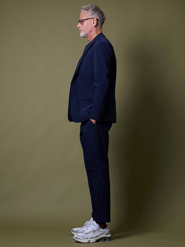 junhashimoto TRAVEL JACKET and 1 TUCK EASY PANTS / NAVY